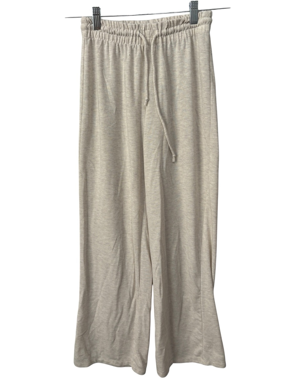 Wilfred Free Beige Wide-Leg Drawstring Lounge Pants Womens XXS